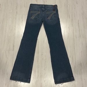 7 For All Mankind Low Rise Flare Jeans